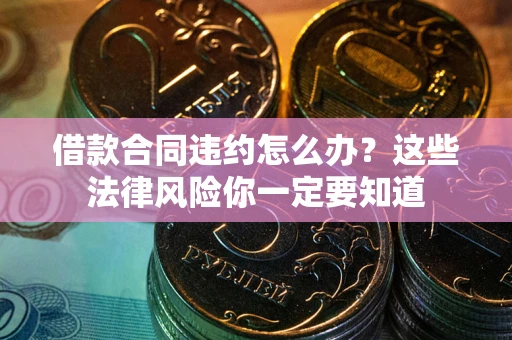 武汉借款合同违约怎么办？这些法律风险你一定要知道