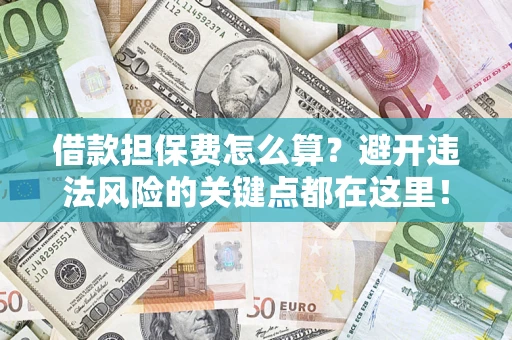 武汉借款担保费怎么算？避开违法风险的关键点都在这里！