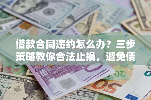 武汉借款合同违约怎么办？三步策略教你合法止损，避免债务危机升级