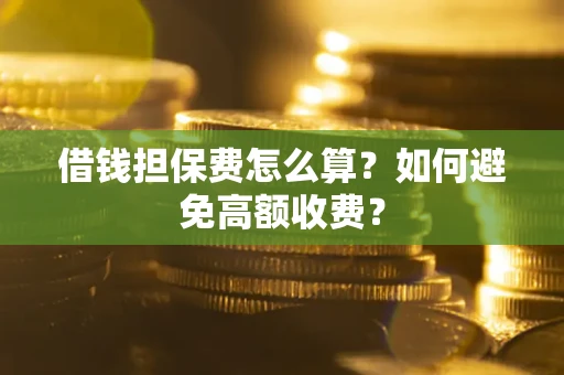 武汉借钱担保费怎么算？如何避免高额收费？